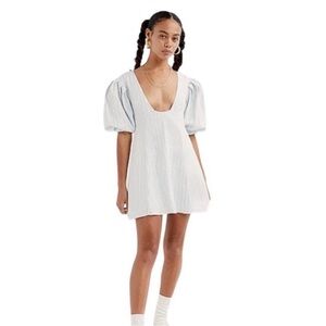 For Love and Lemons Leslie Mini Dress Light Blue Medium New with Tags 🩵🩷